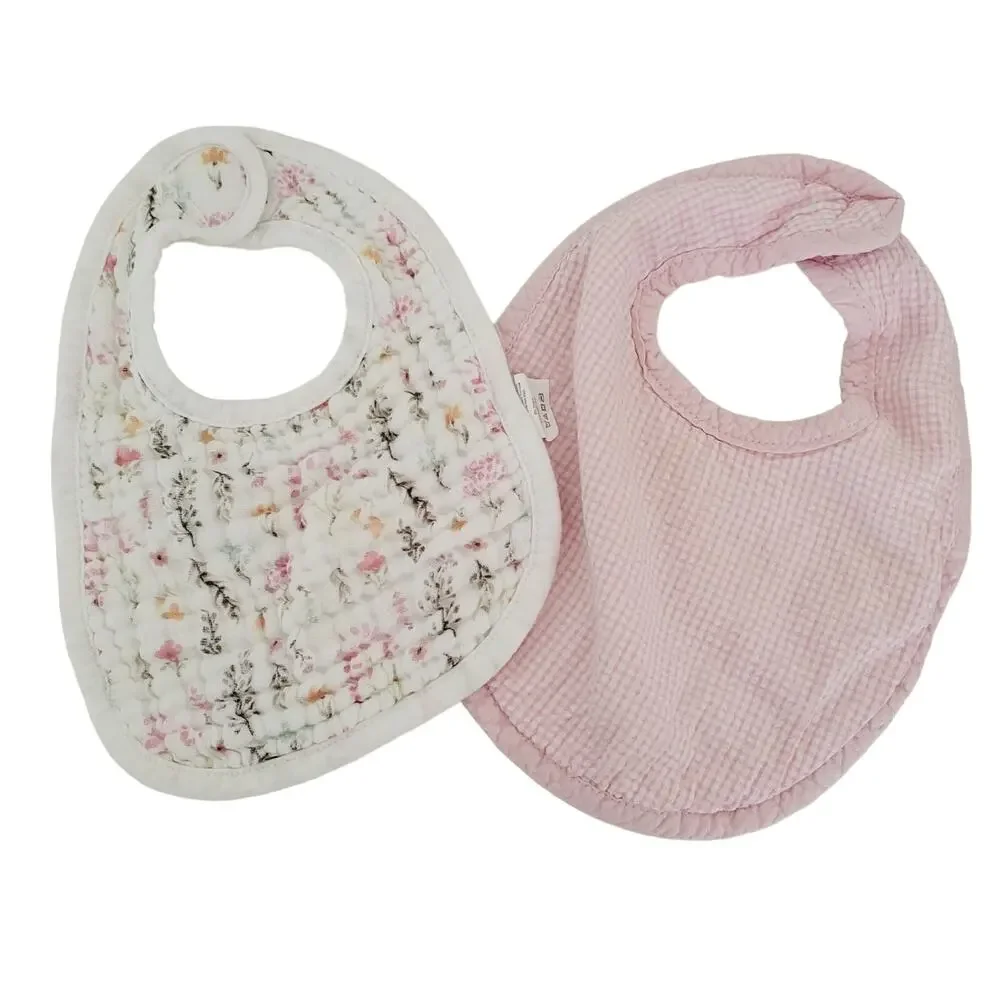 Pink bibs pair
